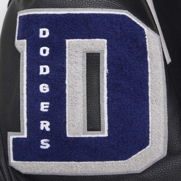 Los Angeles Dodgers Mashup Wool & Leather Varsity Jacket
