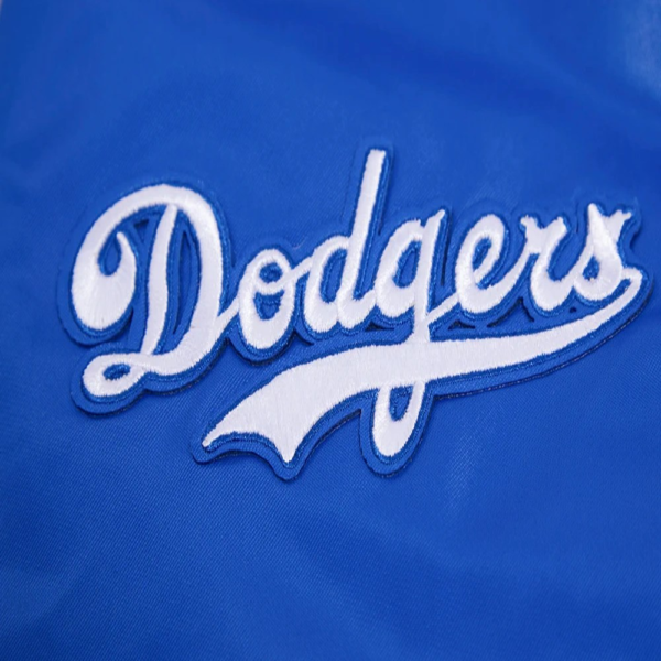 Los Angeles Dodgers Retro Classic Full-Snap Satin Varsity Jack