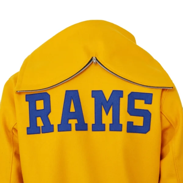 Los Angeles Rams 1950 Authentic Yellow Wool Jacket