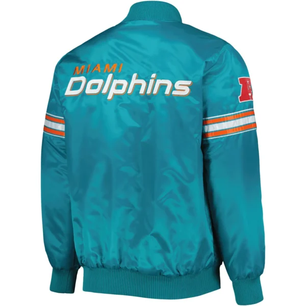 Miami Dolphins Team Players Satin Varsity Jacket