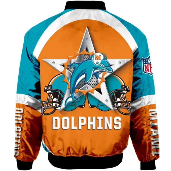 Miami Dolphins Team Players Varsity Jacket