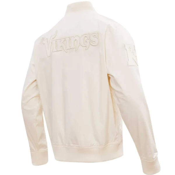 Minnesota Vikings Satin Varsity Zipper Jacket