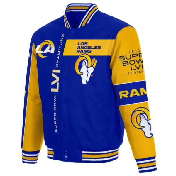 NFL Los Angeles Rams JH Design Super Bowl Lvi Jacket