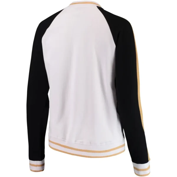 New Orleans Saints New Era Satin Varsity Jacket