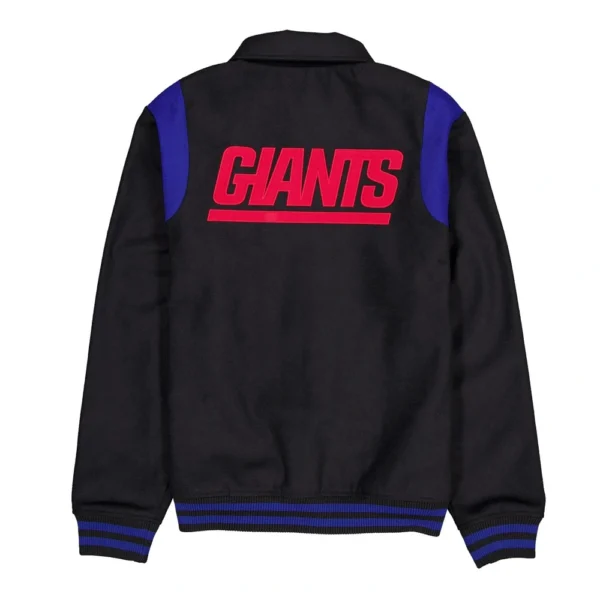 New York Giants Sport Night Teddy Jacket Varsity