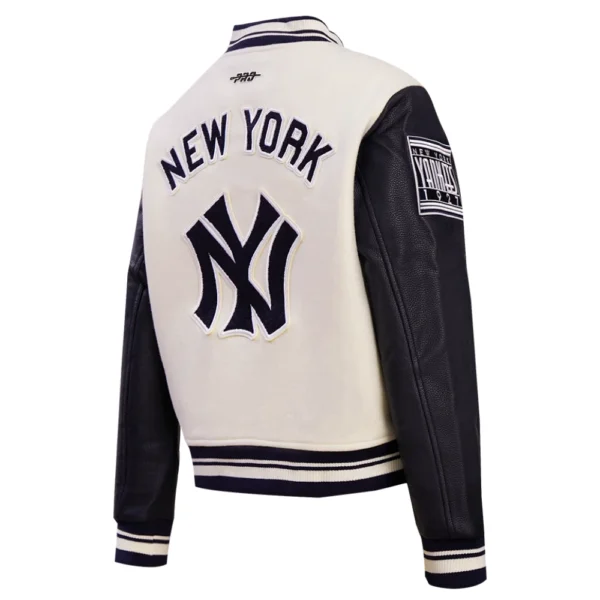 New York Yankees Retro Classic Women’s Wool & Leather Varsity Jacket