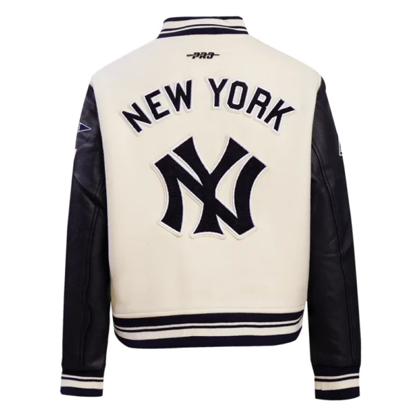 New York Yankees Retro Classic Women’s Wool & Leather Varsity Jacket