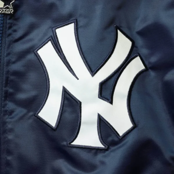 New York Yankees The Captain II Satin Varsity Jacket