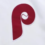 Philadelphia Phillies City Collection Full-Snap White Satin Varsity Jack