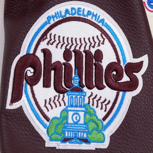 Philadelphia Phillies Classic Retro Wool & Leather Varsi