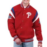 Philadelphia Phillies Full-Snap Quick Varsity Jacket