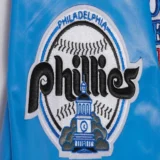 Philadelphia Phillies Full-Snap Retro Classic Satin Varsity Blu