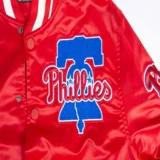 Philadelphia Phillies Mashup Full-Snap Satin Varsity Jack