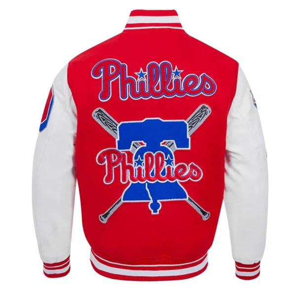 Philadelphia Phillies Red & White Varsity Mashup Jac