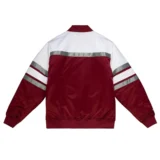 Philadelphia Phillies Rib Knitted Red:White Satin Varsity Jacke