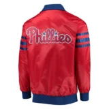 Philadelphia Phillies The Captain II Satin Red Varsity Jack