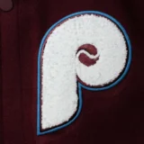 Philadelphia Phillies Wool & Leather Classic Logo Varsity Jack