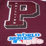 Philadelphia Phillies Wool & Leather Mashup Varsity