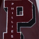 Philadelphia Phillies Wool & Leather Old English Varsity White:Black Ja