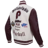 Philadelphia Phillies Wool & Leather Old English Varsity White:Black Jack