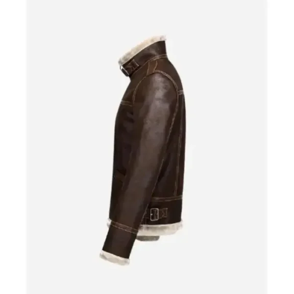 Resident Evil 4 Shearling Leather Jacket