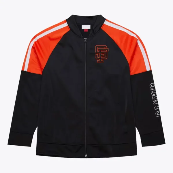 San Francisco Giants Color Blocked Track Jacket Full-Z