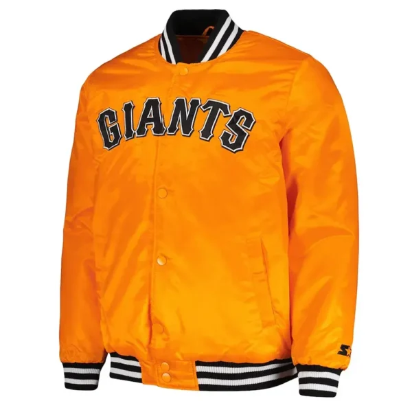 San Francisco Giants Cross Bronx Fashion Jacket Orange