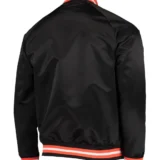 San Francisco Giants Full-Snap Satin Jacket Blac