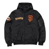 San Francisco Giants L-2B Historic Hooded Bomber Jacket