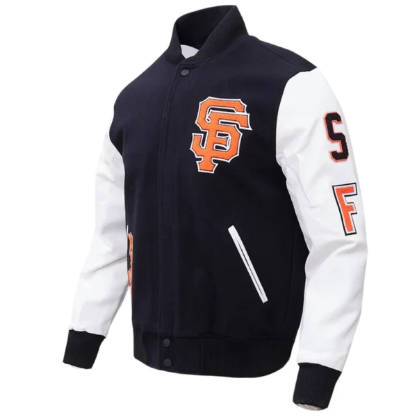 San Francisco Giants Wool & Leather Classic Varsity Jacket