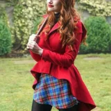 Season 3 Riverdale Cheryl Blossom Women Red Hooded Jacket