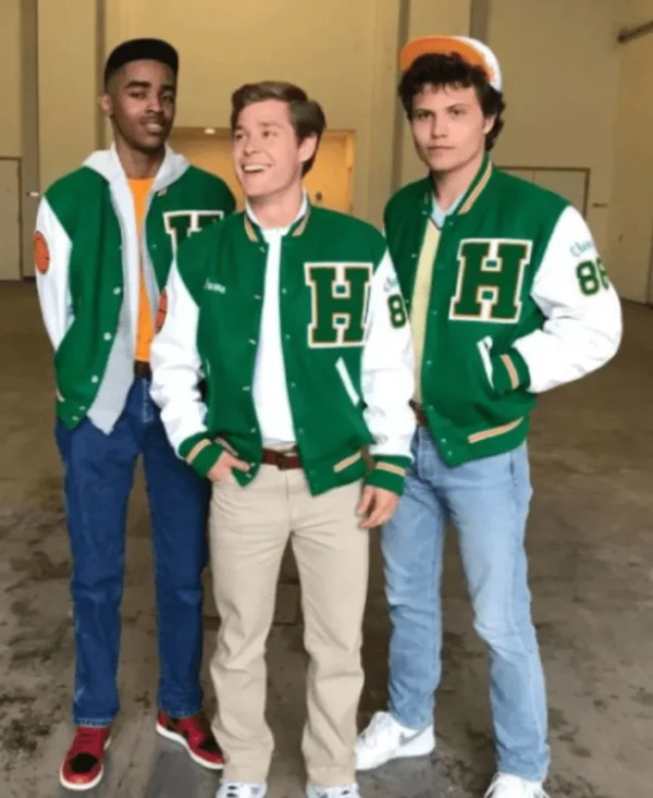 Stranger Things S4 Green BaseBall Varsity Jacket