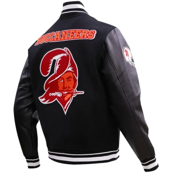 Tampa Bay Buccaneers Retro Classic Wool & Leather Varsity Jacket