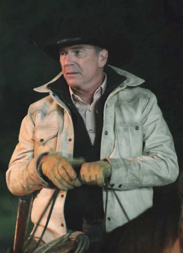 Yellowstone John Dutton White Jacket