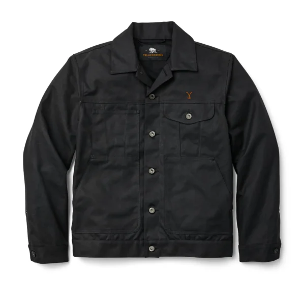 Rip Wheeler Black Cotton Jacket Yellowstone