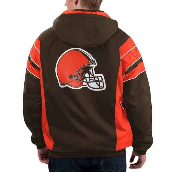 Cleveland Browns Home Team Half-Zip Jacket