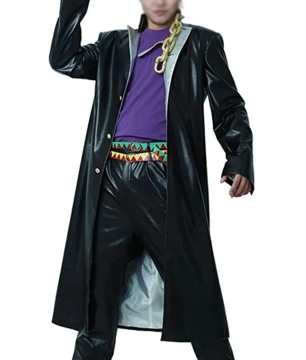 Jotaro Kujo Jojo’s Bizarre Adventure Leather Coat