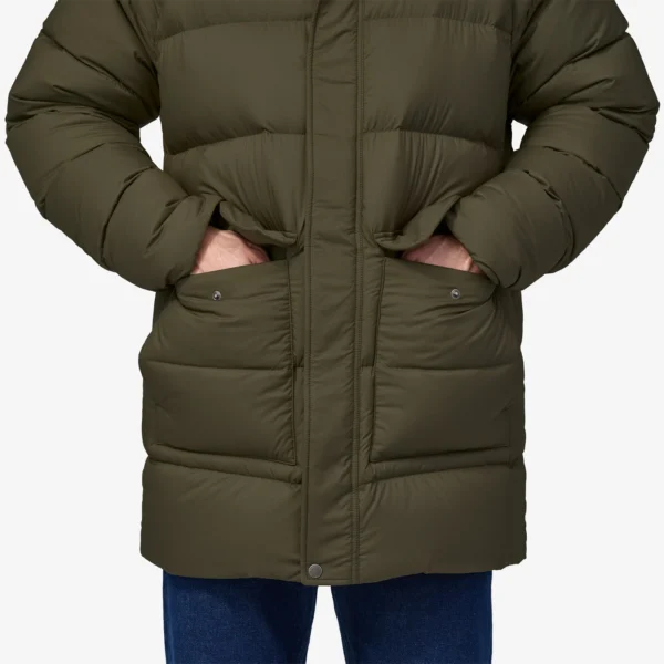 men silent down parka j
