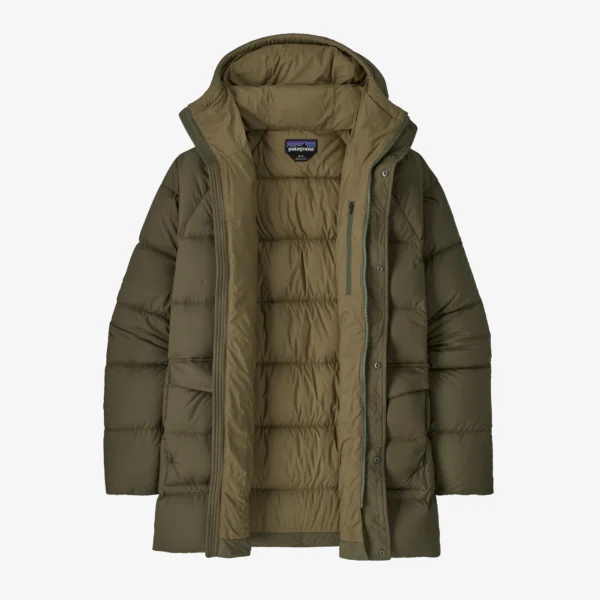 men silent down parka jac