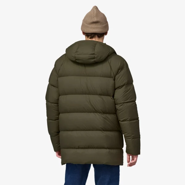 men silent down parka jack