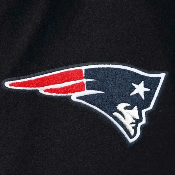 New England Patriots Wool & Leather Varsity Jacket