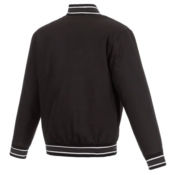 Washington Commanders Black Varsity Wool Jacket