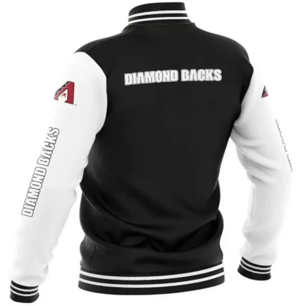 Arizona Diamondbacks Full-Snap Wool Varsity Baseball Players Jacke