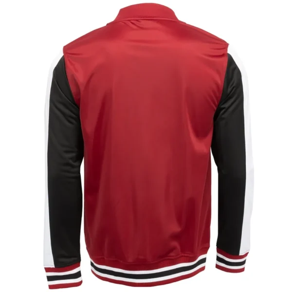 Arizona Diamondbacks Full-Zip Ribbed Knitted Polyester Varsity Jacke