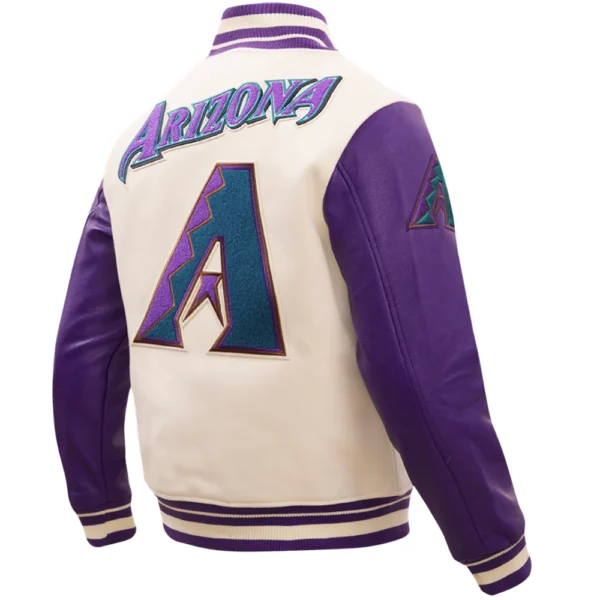 Arizona Diamondbacks Men's Retro Classic Rib Wool & Leather V