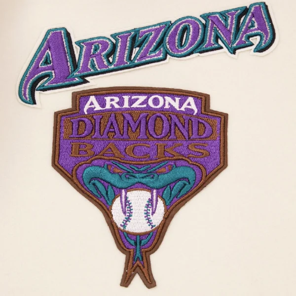 Arizona Diamondbacks Men's Retro Classic Rib Wool & Leather Varsit