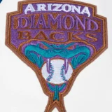 Arizona Diamondbacks Women's Retro Classic Black&White Wool & Leather Varsity Ja