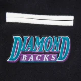 Arizona Diamondbacks Women's Retro Classic Black&White Wool & Leather Varsity Jac