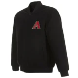 Arizona Diamondbacks Wool Black Varsity Jacket