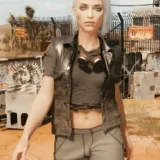 Cyberpunk 2077 Black Leather Ciri Ves